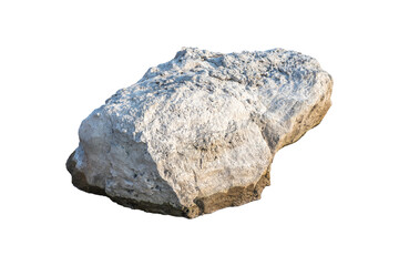 The trees.Rocks and Stone on the Mountain .Isolated on White background