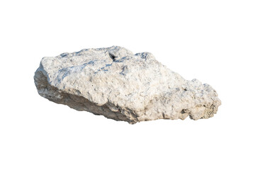 The trees.Rocks and Stone on the Mountain .Isolated on White background