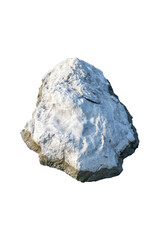 The trees.Rocks and Stone on the Mountain .Isolated on White background