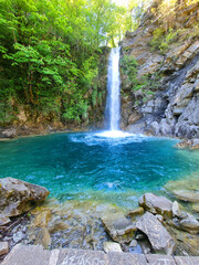 waterfalls trees in ioannina perfecture iliochori village greece