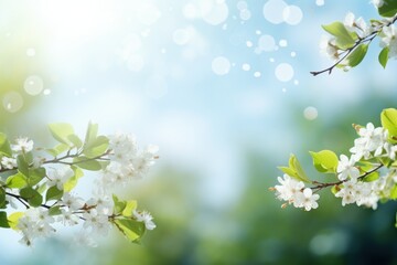 Fototapeta na wymiar Blooming spring flowers in nature