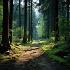 Fototapeta premium Enchanting Forest Path