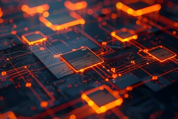 3D render showcasing blockchain data fields for data provenance exploration. Concept 3D Rendering, Blockchain Data Fields, Data Provenance, Exploration