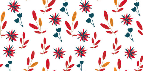 Seamless pattern tropical leaves. floral seamless pattern with leaves  Design for fabric, textile, wallpaper, cover, web , wrapping and all prints