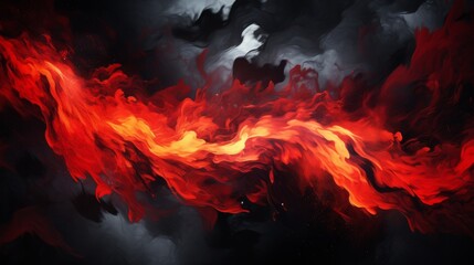 Beautiful mesmerizing black and dark red abstract background