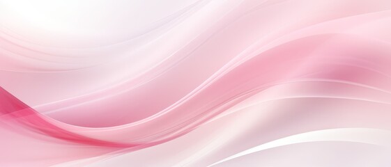 Obraz premium Soft pink and white swirls in a flowing design, ideal for cosmetic ads,