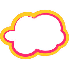 Playful Cloud Brush Sign