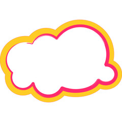 Playful Cloud Brush Sign