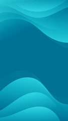 Obraz premium Vertical Blue Gradient Waves. Beautiful abstract background with vertical waves in a gradient of light blue. Perfect for website backgrounds, flyers, posters, and social media posts