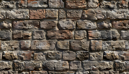 Naklejka premium Aged Brick Wall Textures: A Touch of History