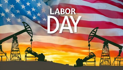 Labor Day in the USA: Social Media Marketing Banner