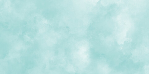 watercolor background concept abstract cloudy sky, cloudy and grunge blue watercolor background texture, shiny beautiful light blue cloudy sky, light sky or ocean blue watercolor abstract background.