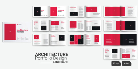 Landscape Architecture Portfolio Design Minimal Portfolio Layout