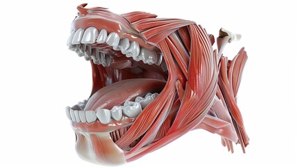 3d render of the inside of a human mouth