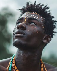portrait of ethnic African Man 
