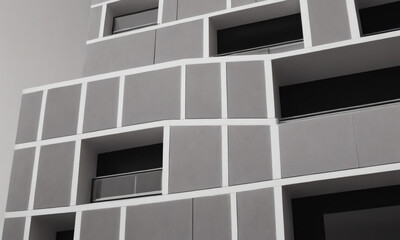 Abstract Building Facade