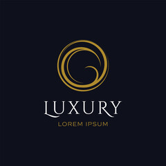 Sophisticated initial letter OG logo vector for elegant branding and design