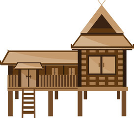 Ancient Thai style house