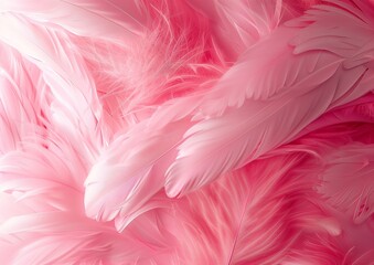 Soft Pink Feathers Texture Background for Elegant Design