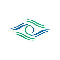 Sleek eye logo vector for visionary branding and creative design