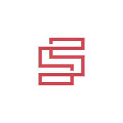 Unique and modern initial letter S logo vector for contemporary branding and design