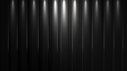 Black lighting background with vertical stripes Vector abstract background