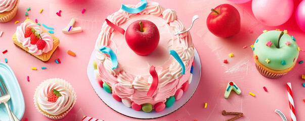Playful and Sweet Appreciation with Cupcakes and Apples for Teachers