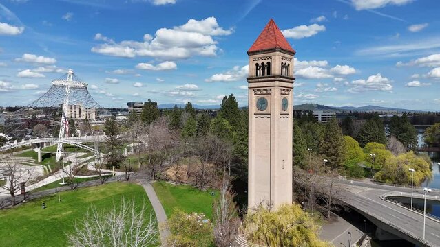 spokane washington state city downtown riverfront park