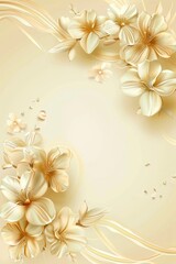 Floral background featuring beautiful pink frangipani flowers for a summery touch