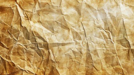 Aged crinkled paper texture with a vintage feel - obrazy, fototapety, plakaty