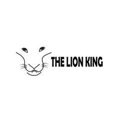 creative modern minimalist lion logo