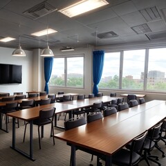 オフィスの会議室
