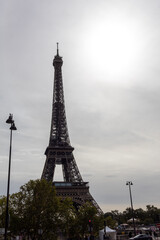 Fototapeta premium eiffel tower city in summer