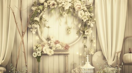 vintage wedding decoration 