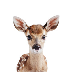 Fototapeta premium PNG - photo of portrait fawn isolated transparent background