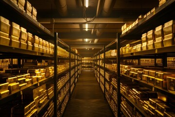 gold bank vault safe savings gold and foreign exchange reserves