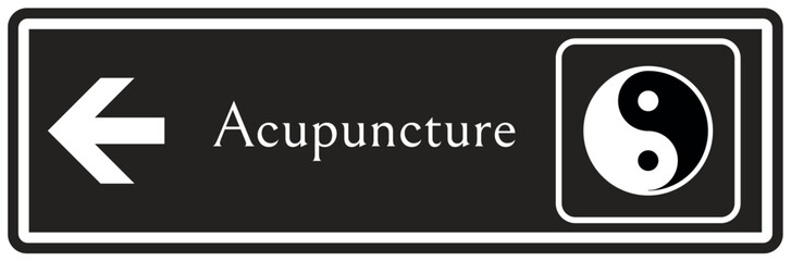 Hospital way finding sign acupuncture