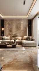 Modern Interior Design Background. Contemporary Living Room