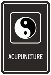 Hospital way finding sign acupuncture