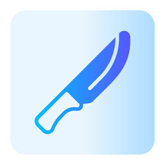 knife gradient icon
