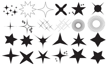 Set of starburst, sunburst badges. Special offer sale tag, discount offer price label, symbol for advertising campaign in retail, sale promo marketing, discount sticker, ads offer on shopping day.  