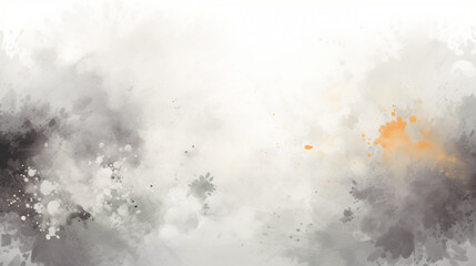 Abstract Grunge Texture, Watercolor Splashes with Warm Accents, Artistic Background