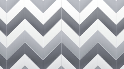 Obraz premium Geometric Chevron Pattern, Black and White, Modern and Stylish Background