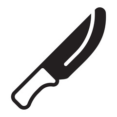 knife glyph icon