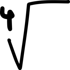 Algebra math Symbols handwritten