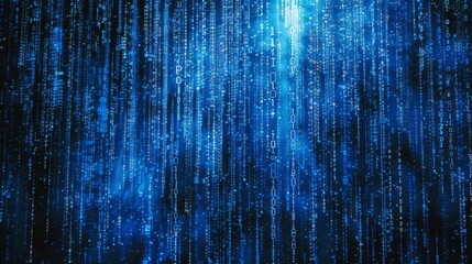 Binary Symphony: Abstract Digital Background with AI Algorithms