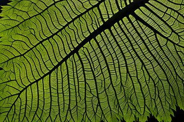 Obraz premium Through the harmony of light and shadow, the animals and plants living in magnificent and beautiful nature, the texture of animal fur or feathers, the shape and color of leaves, ai, generative, 생성형, k