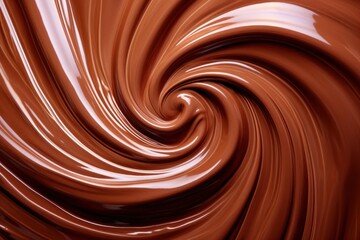 Swirling chocolate abstract background