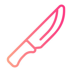 knife gradient icon