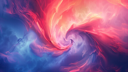 Dynamic Fluidity: Abstract Swirling Clouds and Patterns Energizing Digital Designs